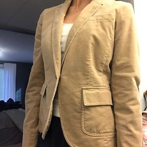 Banana Republic corduroy tan blazer